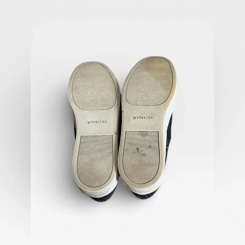 Vince Warren Platform Slip On Sneaker Navy